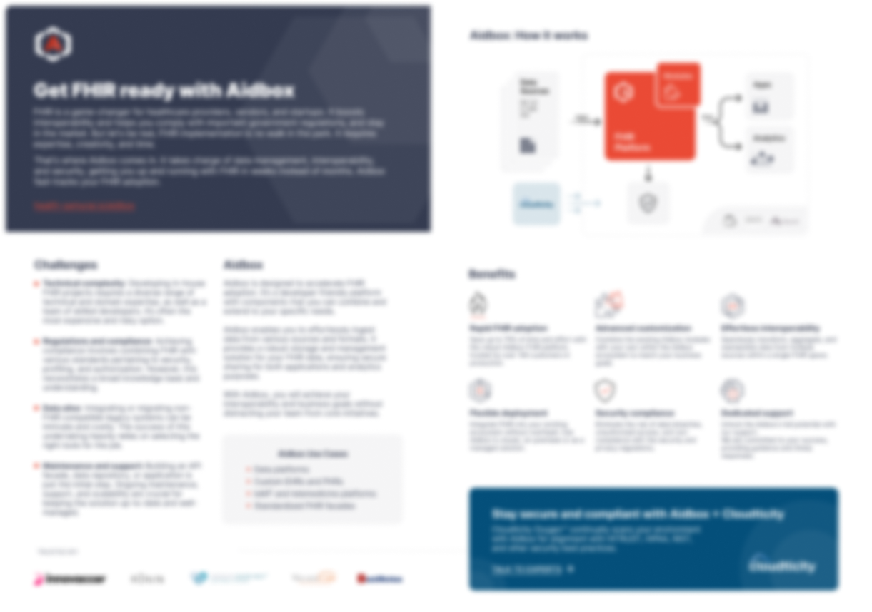 Aidbox + Cloudticity Solution Brief — download preview
