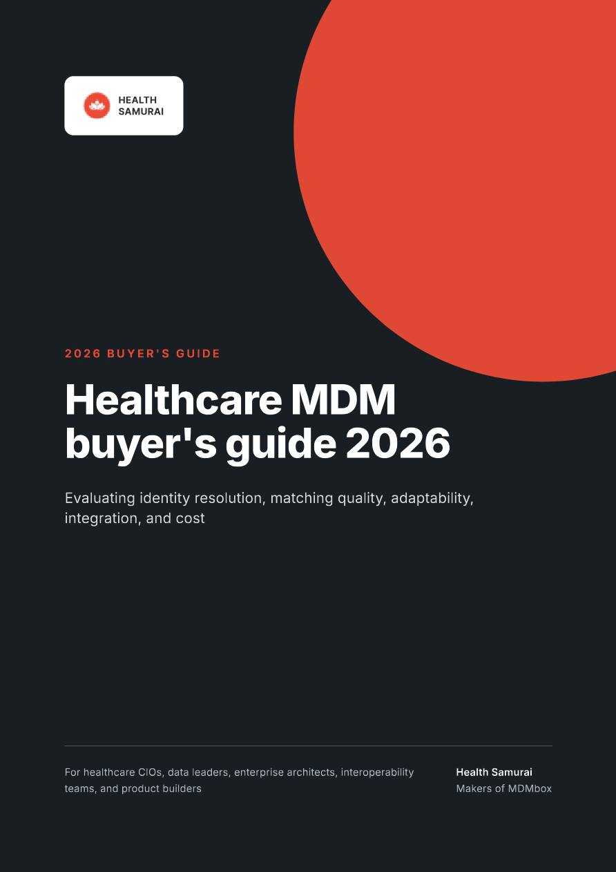 Healthcare MDM buyer's guide 2026 — download preview
