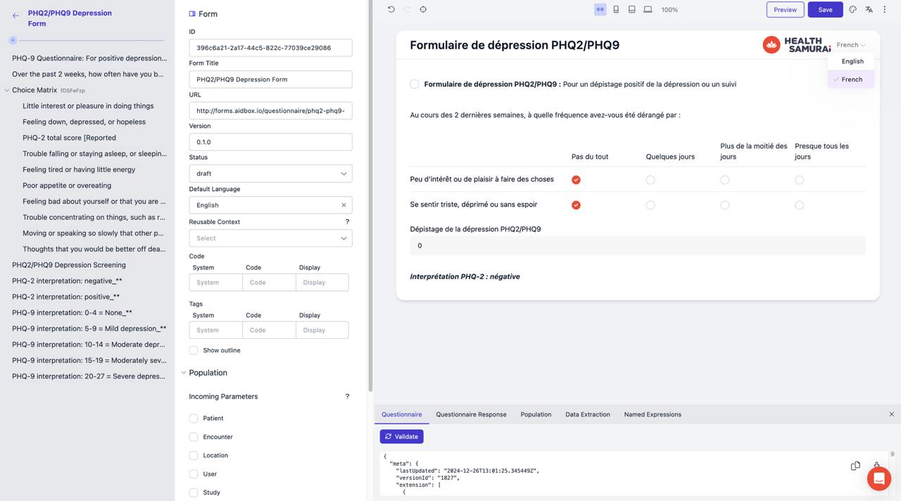 Multilingual Forms