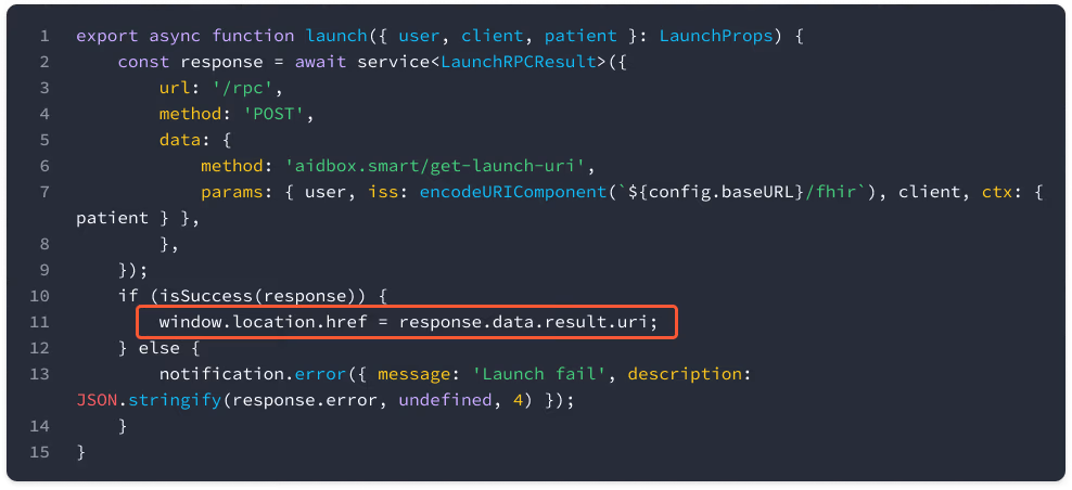 Launch  of the SMART app in EMR