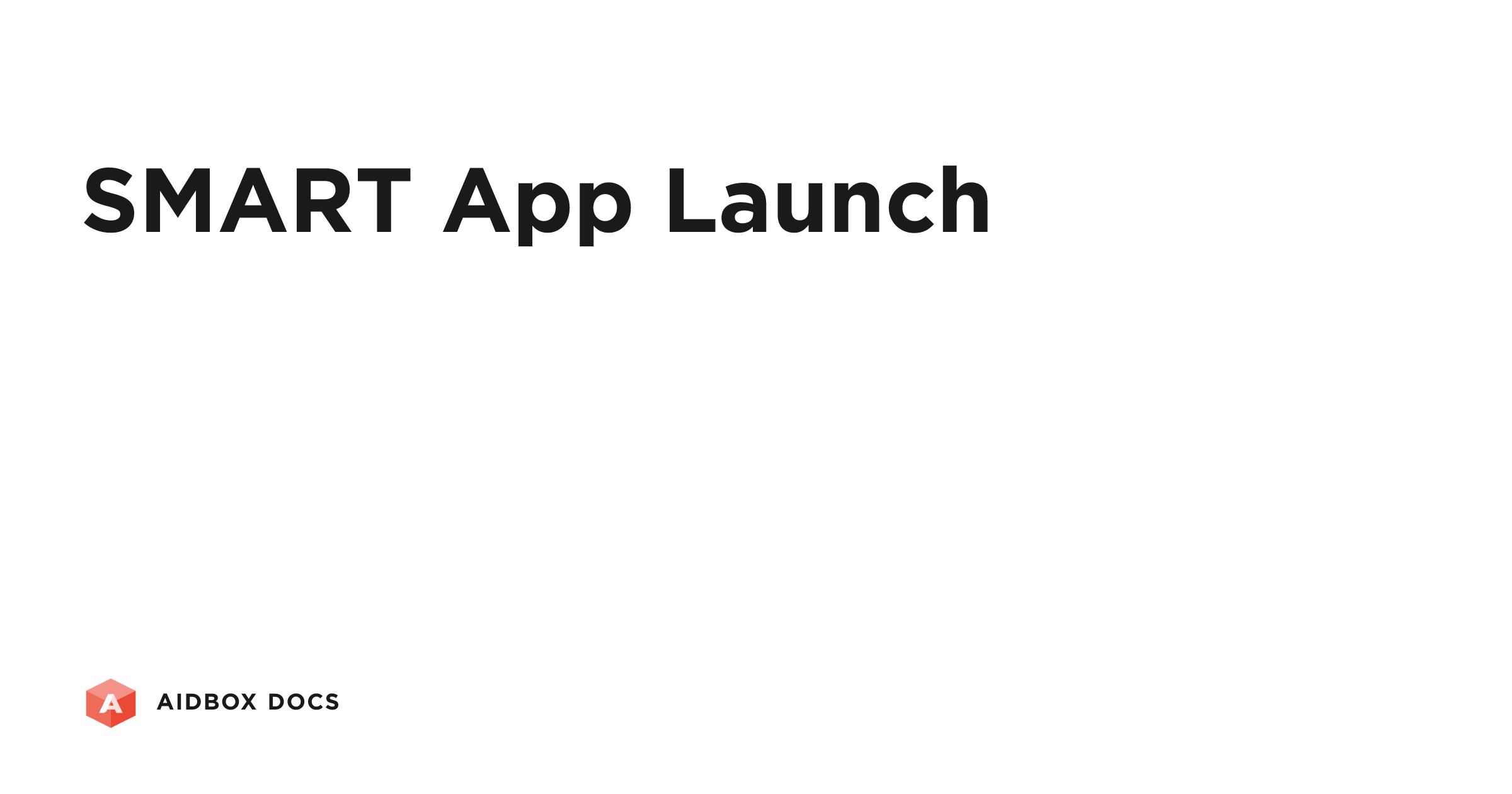SMART App Launch | Aidbox Docs