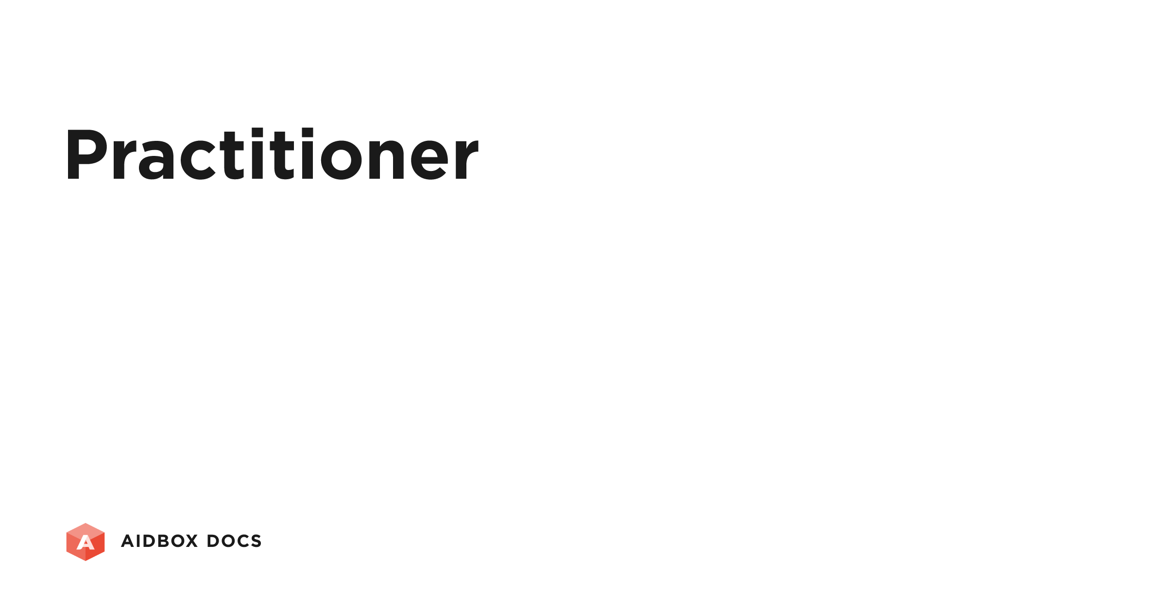 Practitioner | Aidbox Docs