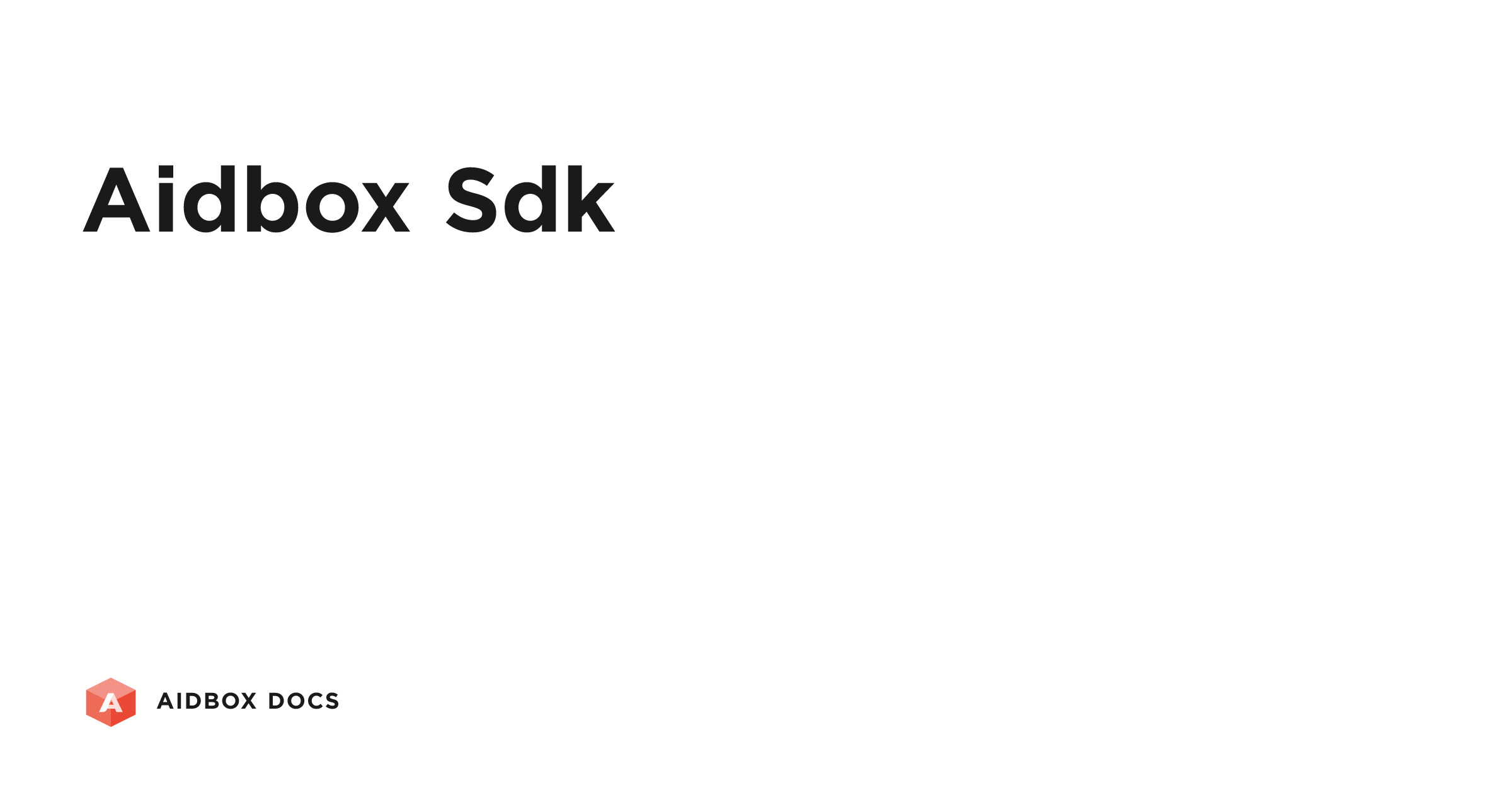 Aidbox SDK (deprecated)