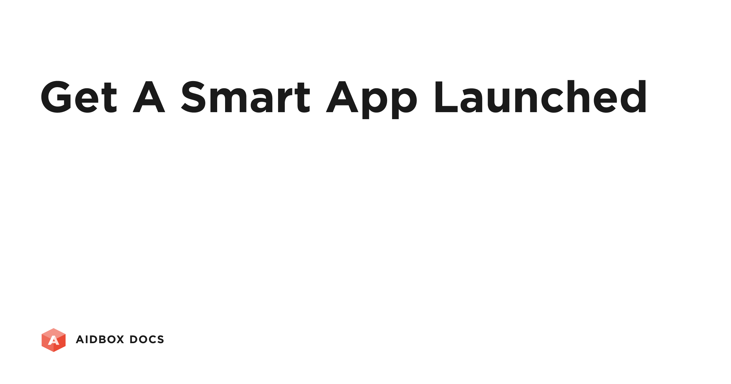 Get a SMART App Launched | Aidbox Docs