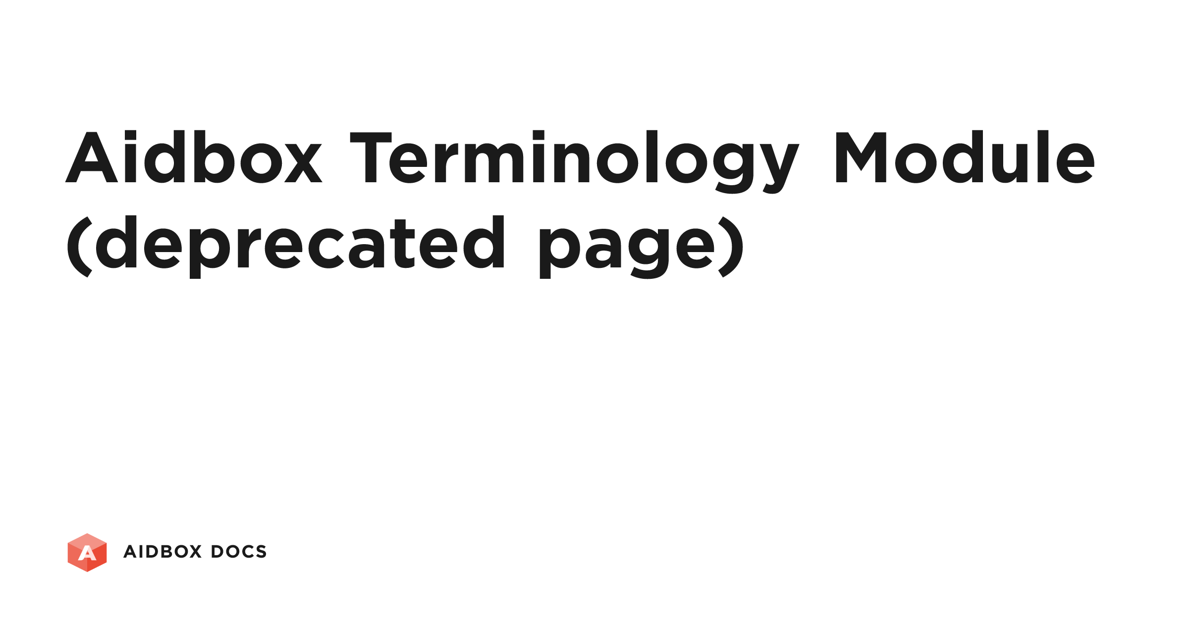 Aidbox Terminology Module (deprecated page) | Aidbox Docs