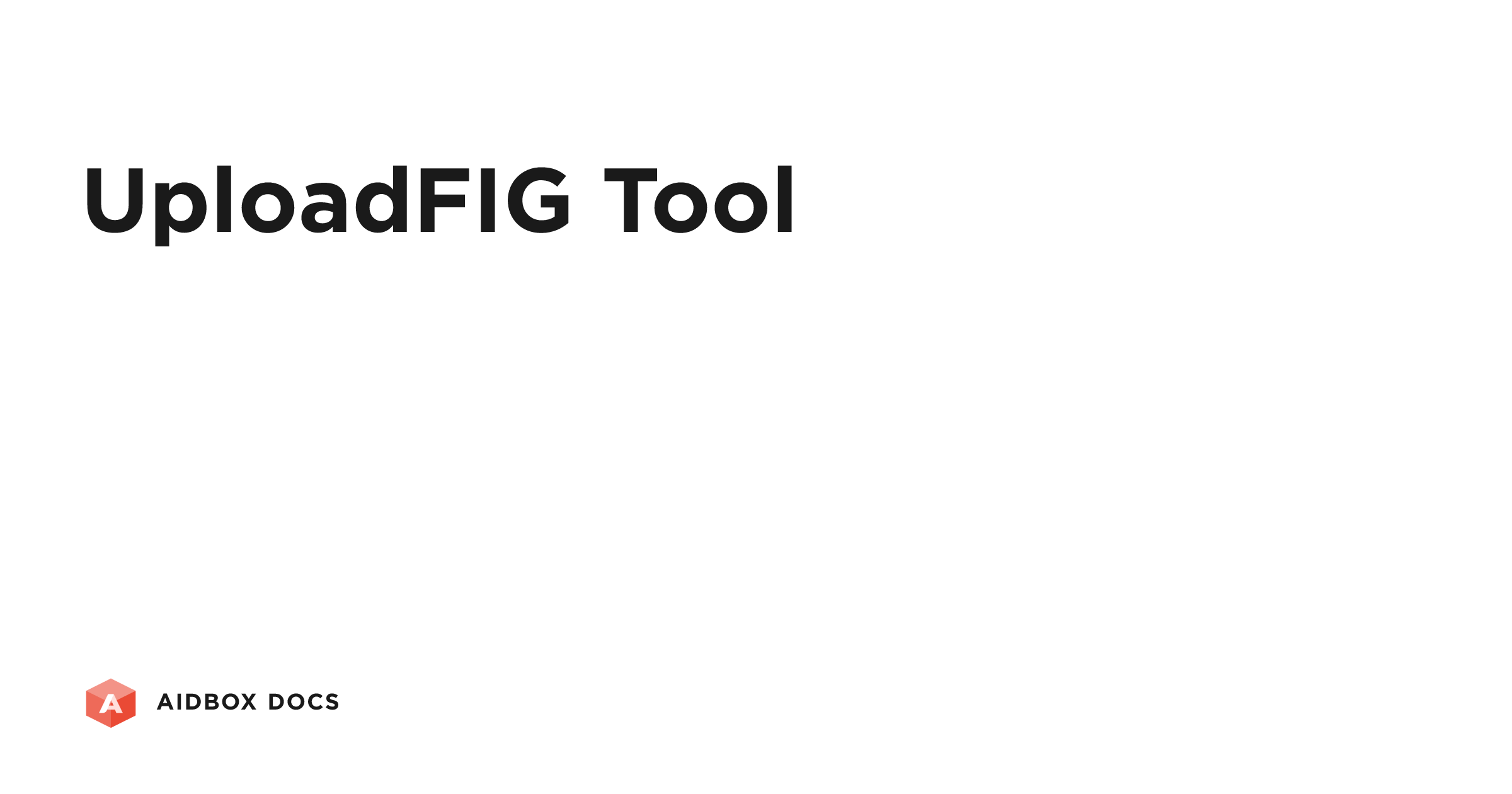 UploadFIG Tool | Aidbox Docs