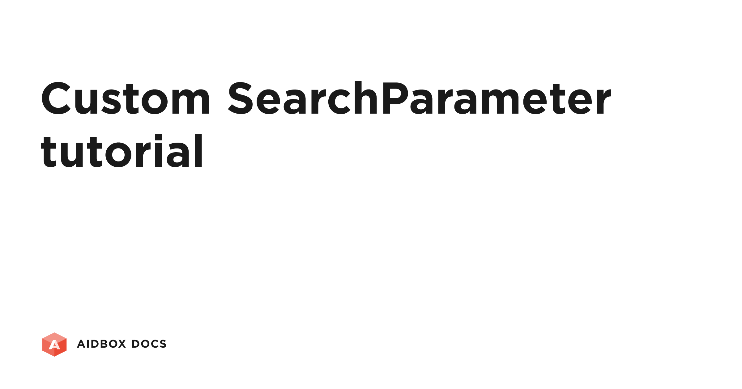 Custom SearchParameter tutorial | Aidbox Docs