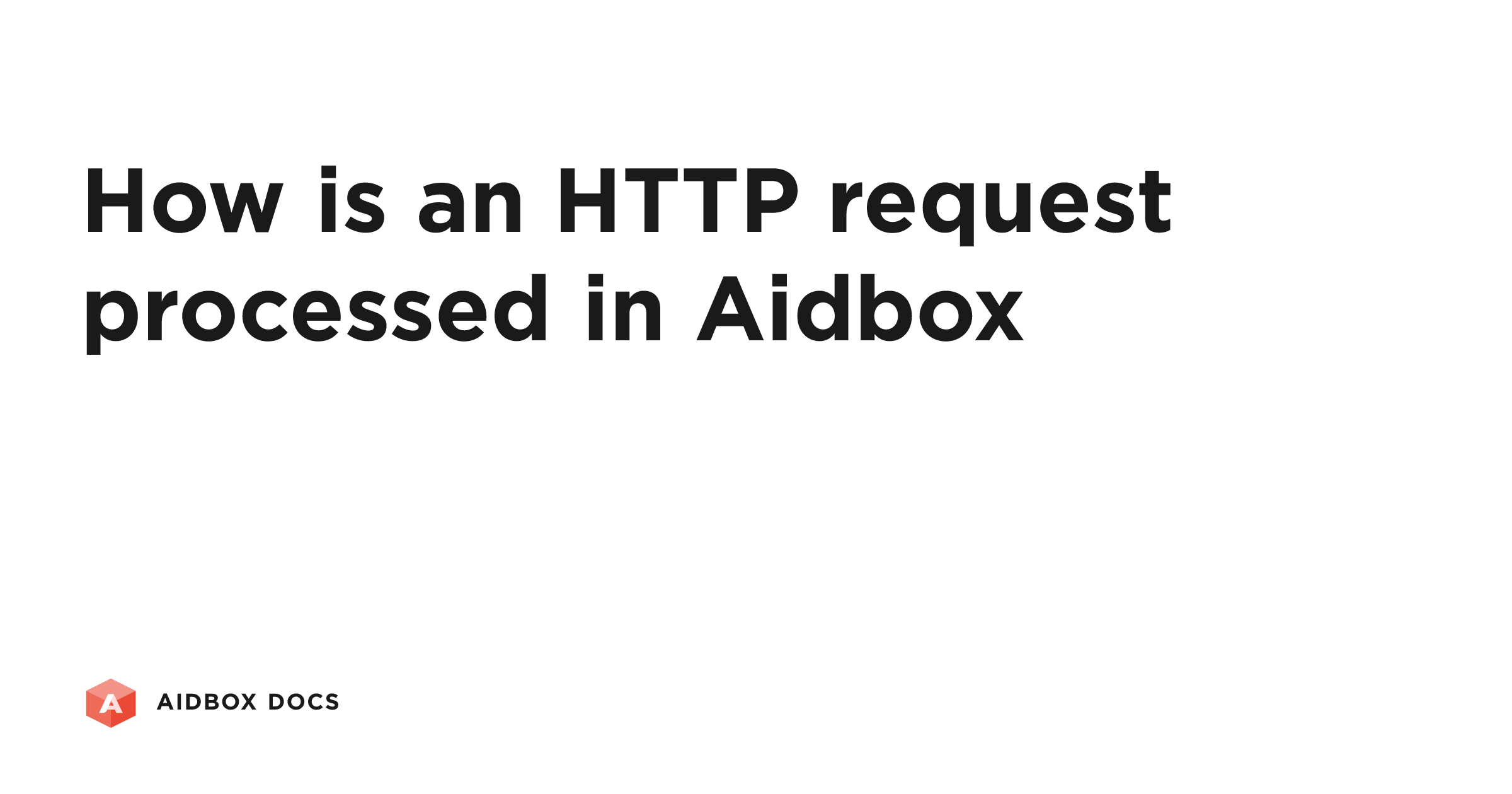 How is an HTTP request processed in Aidbox | Aidbox Docs