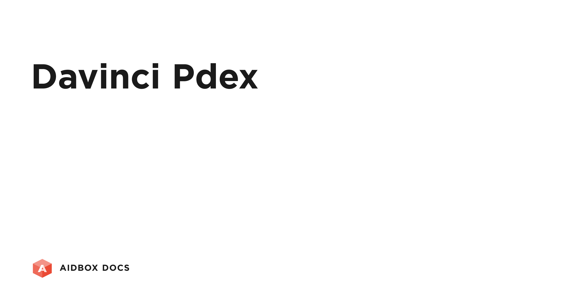 Davinci Pdex | Aidbox Docs