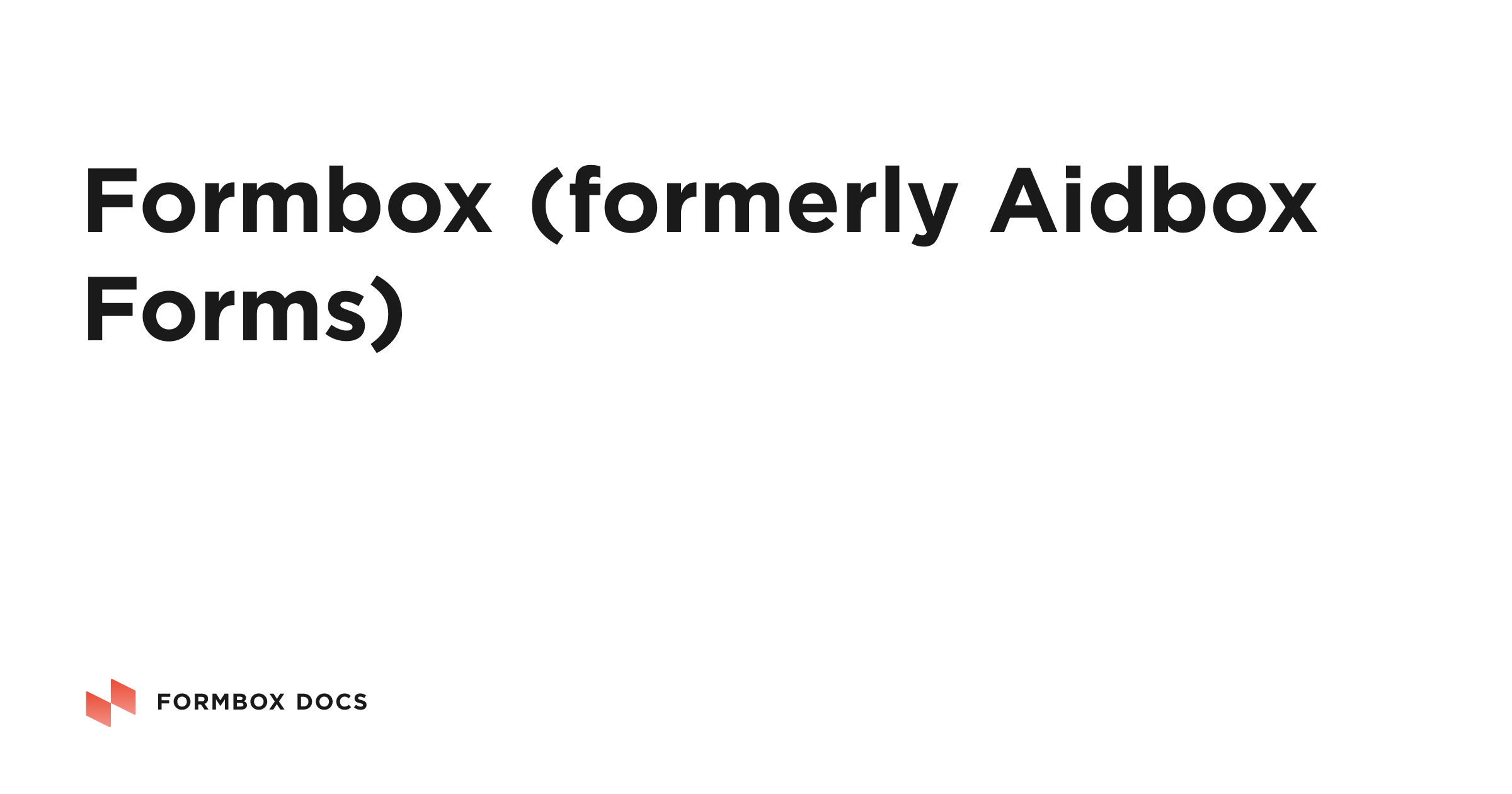Formbox (formerly Aidbox Forms)