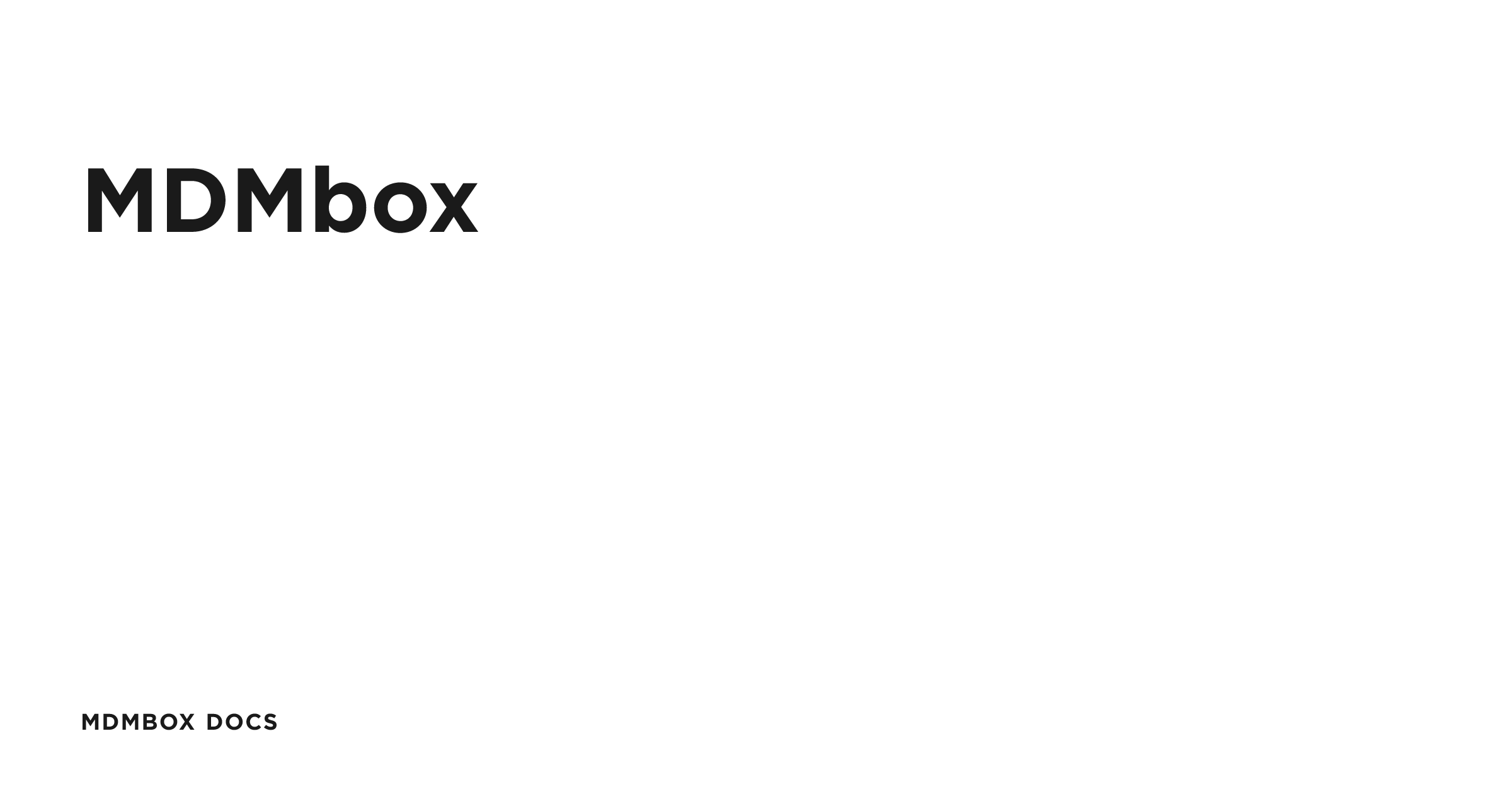 MDMbox
