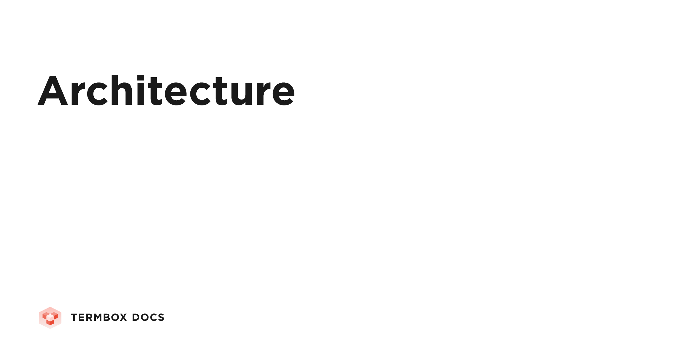 Architecture | Termbox Docs